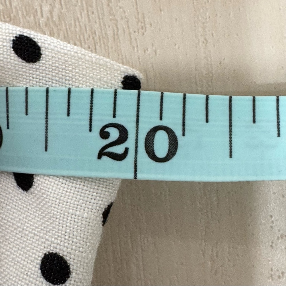 Kate Spade X Target Midi Dress Cream Black Polka Dot Women's XXL *NO BELT - Picture 13 of 15